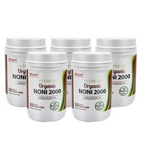 Hiwell [뉴질랜드 노니] 하이웰 프리미엄 오가닉 노니 2000mg 200캡슐 5개 (치약사은품증정)