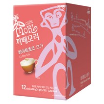 쟈뎅 까페모리 화이트 초코모카 커피믹스, 24g, 12개