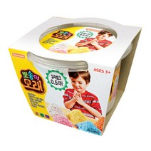 도너랜드 뽀송이 모래 500ml, 흰색