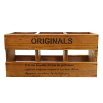 추카추카넷 홈가든 우드소품 수납함 브라운, 1개