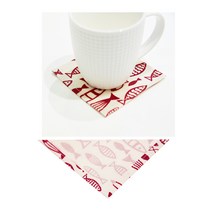 라미아스텔라 방수티매트, 북유럽청어레드, 2개