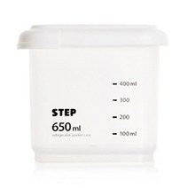 창신리빙 센스 스텝 포켓용기 2호 650ml 4개