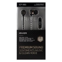 아이리버 이어폰, ICP-X80i, 블랙