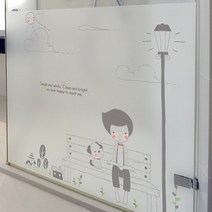 낭만창고 반투명 글라스 접착시트지, 동화속이야기
