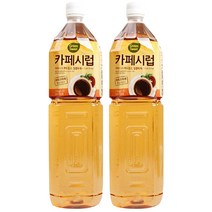 그린스위트 카페시럽, 1.5L, 2개