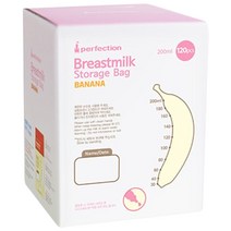퍼펙션 변온 바나나 모유저장팩 200ml, 120매, 1개