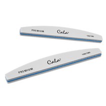 CALA 반달모양네일파일 100/180그릿, 혼합 색상, 2개