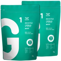 레인보우샵 구연산 베이직 세정제, 1kg, 2개