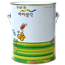 아이생각 수성 무광 페인트 4L, 범블비, 1개