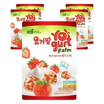 요거팜 무농약 쌀로 만든 스낵 30g, 딸기맛, 5개입