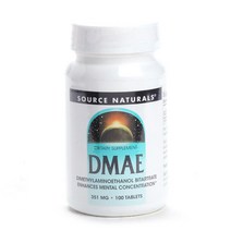 소스내츄럴스 DMAE 351mg 타블렛, 100개입, 1개, 100정