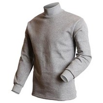 티플러스 남성용 기모 목폴라 티셔츠