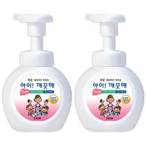 아이깨끗해 핸드워시 용기형 상큼한 레몬향, 250ml, 2개