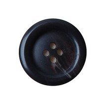 동화상가몰 야크코트 단추 I-2 18mm, 다크브라운무광, 15개입