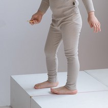 맘스메이드 키즈용 마크골지 레깅스