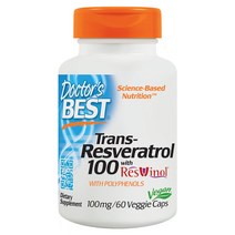 닥터스베스트 트랜스-레스베라트롤 100mg 베지 캡 비건, 1개, 60개입, 상세 설명 참조0