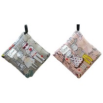 lapezzo 접이식 장바구니 겸 휴대용 에코백 2p 세트 NO 5, 1세트