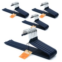 네이쳐리빙 논슬립 코팅 1단 바지걸이, 네이비, 40개