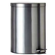 오션웰라이프 스테인리스 페달 휴지통 5L, 혼합 색상, 1개