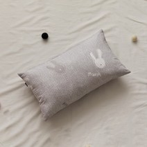 쉬즈홈 순면베개 솜포함, 러버 그레이