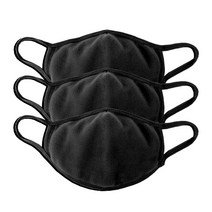 송백쇼핑 극세사 와이어 방한 마스크 블랙 대, 1개입, 3개