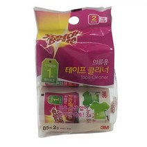 3M 스카치브라이트 의류용 테이프클리너 I형 리필 2입/테이프크리너/클리너/먼지제거테이프/린트롤러/린트로라/테잎클리너/먼지테이프/머리카락, 1개