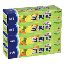 크린랲 뽑아쓰는 크린백 대 30 cm x 45 cm, 4개