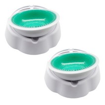 블럭마트 반려동물 아이스 식기 물그릇, 혼합 색상, 2개입