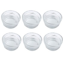 COLBY 종지 7.6cm 6P, 투명, 1세트