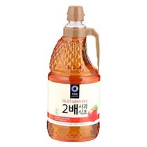 청정원 2배 사과식초, 1개, 1.8L