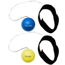 Creativeboxing TAP Ball 일반용 복서용 탭볼 세트, 옐로우, 블루