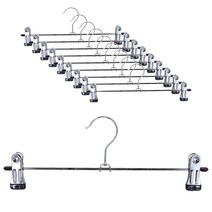 가쯔 프리미엄 집게 바지걸이, 블랙, 10개입