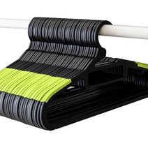 아임홈리빙 베이직 튼튼 논슬립 옷걸이, 그린, 50개