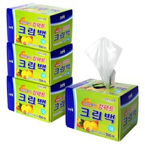 크린랲 컴팩트 크린백 대 30 x 45 cm 100매입, 4개