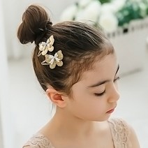 애나프린세스 나비 헤어핀 2p