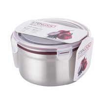 스텐락 클래식 스테인리스 밀폐용기 원형 6호 1100ml, 1개, 단품
