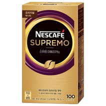 네슬레)네스카페 수프리모 스위트아메리카노, 100개입, 1개