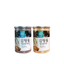 청정태안 김명월 청국장가루 검정콩 500g   흰콩 500g, 1세트