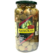ARTE OLIVA 그린 올리브 스터피드 피멘토, 1개, 935g