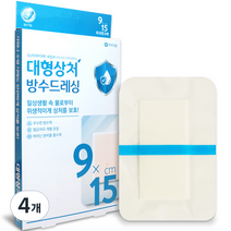 밴드골드 슈퍼포아 아쿠아 대형상처 방수 드레싱 밴드 6p, 4개