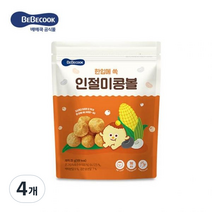베베쿡 한입에 쏙 인절미 콩볼, 인절미맛, 25g, 4개
