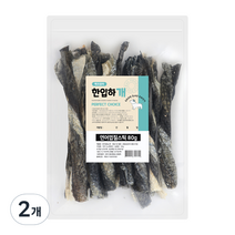 펫츠맘마 강아지 수제간식 연어껍질 스틱 80g, 2개, 연어맛