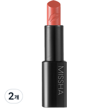 미샤 글램 아트 루즈 립스틱 3.6g, 베이비코랄, 2개