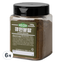 ADDCOOK 큐민분말, 100g, 6개