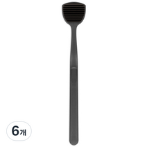 생활도감 혀클리너 검은색, 14g, 6개