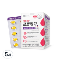 프로메가 오메가3 트리플 장용성 39.24g, 60정, 5개