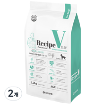 유한양행 Recipe V 반려견 처방식사료, 다이어트+관절+중성화, 1.2kg, 2개