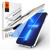 슈피겐 tREZ핏 블루라이트 차단 강화유리 휴대폰 필름 AGL03400 2p, 1개