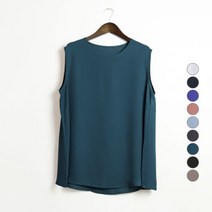아이엠수 쉬폰 민소매 블라우스