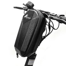 삼에스 에이스피드 하드시리즈 자전거 핸들 가방 4L 대용량, 블랙, 1개